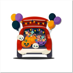 Halloween Car Posters and Art